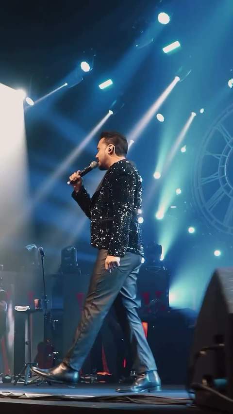 Palco e show ao vivo