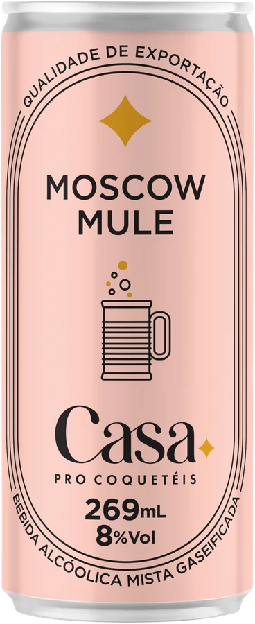 Lata do coquetel Moscow Mule — Lata 269ml, 8%