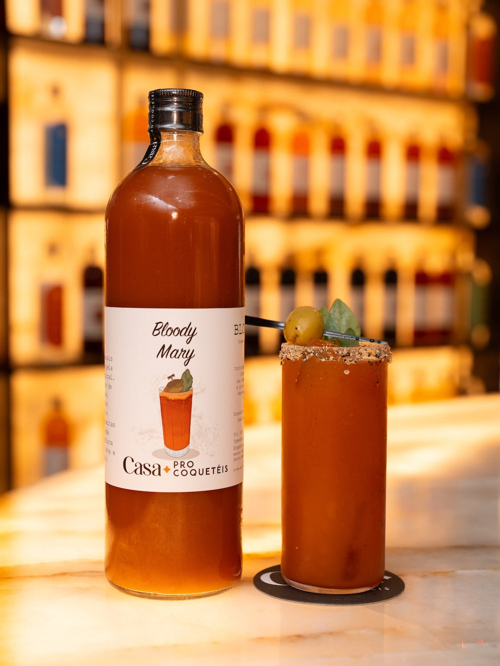 Garrafa do coquetel Bloody Mary — 1 litro